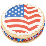 American Flag Round PhotoCake® Edible Image® - EIC20910