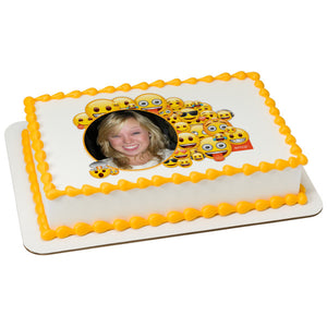 emoji™ Mashup PhotoCake® Edible Image® Frame - EIC21816