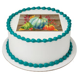 Watercolor Fall Harvest PhotoCake® Edible Image® - EIC25723