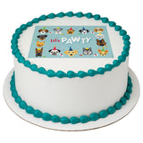 Let's Pawty PhotoCake® Edible Image® - EIC25751