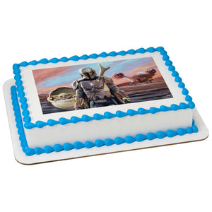 Star Wars ™ The Mandalorian & The Bounty PhotoCake® Edible Image® - EIC26466