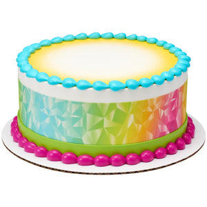 Rainbow Prism - PhotoCake® Edible Image® Strips EIC27543