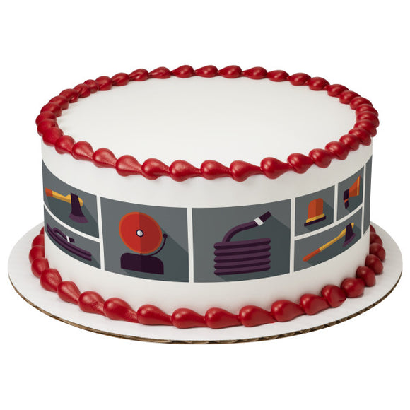 Fire Safety Services PhotoCake® Edible Image® Strips - EIC27848