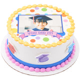 You Did It! PhotoCake® Edible Image® Frame - EIC28521