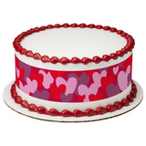 Multi Hearts PhotoCake® Edible Image® Strips - EIC28937