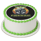 STAR WARS™ The Mandalorian #1 DAD in the Galaxy PhotoCake® Edible Image® - EIC29215