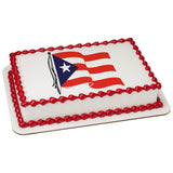 Puerto Rican Flag PhotoCake® Edible Image® - EIC4878