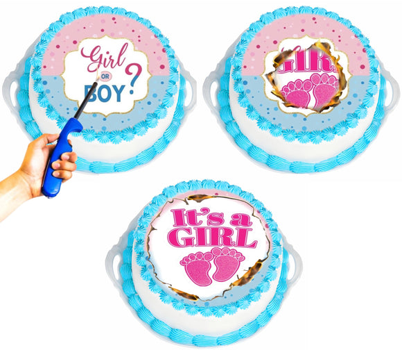 DOUBLE LAYER BURN AWAY CAKE SET