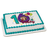 Happy 16th Birthday PhotoCake® Edible Image® Frame EIC22845