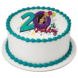 Happy 20th Birthday PhotoCake® Edible Image® Frame EIC22846