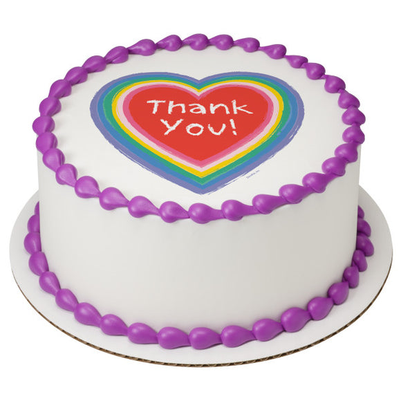 Thank You PhotoCake® Edible Image®  EIC26720