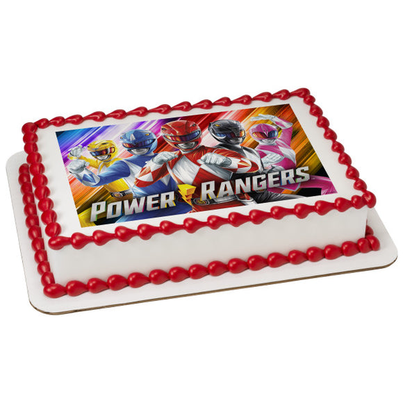 Power Rangers™ Morphin Time PhotoCake® Edible Image® EIC26997