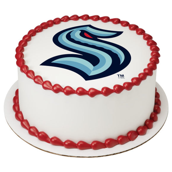 NHL®  Seattle Kraken® PhotoCake® Edible Image® EIC27308