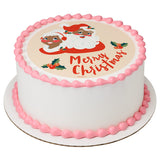 Merry Christmas Jolly PhotoCake® Edible Image® EIC27391