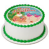 Santa on Summer Holiday PhotoCake® Edible Image® EIC27402