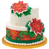 Poinsettias PhotoCake® Edible Image® Strips - EIC28255