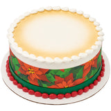 Poinsettias PhotoCake® Edible Image® Strips - EIC28255