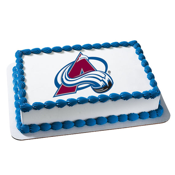 NHL® Colorado Avalanche® PhotoCake® Edible Image® EIC3671