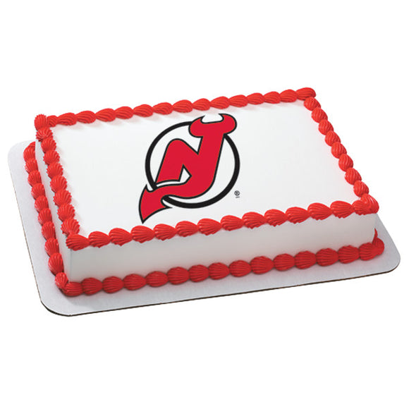 NHL® New Jersey Devils® PhotoCake® Edible Image® EIC3675