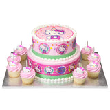 Hello Kitty® Polka Dot Party PhotoCake® Edible Image® Strips EIC58130