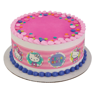 Hello Kitty® Polka Dot Party PhotoCake® Edible Image® Strips EIC58130