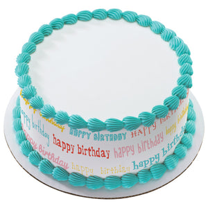 Birthday Blowout PhotoCake® Edible Image® Strips EIC587